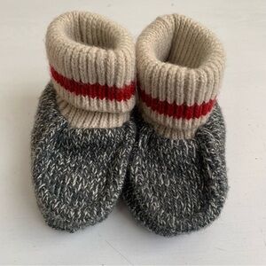 Roots Baby Knit Slippers Size 6-12M
